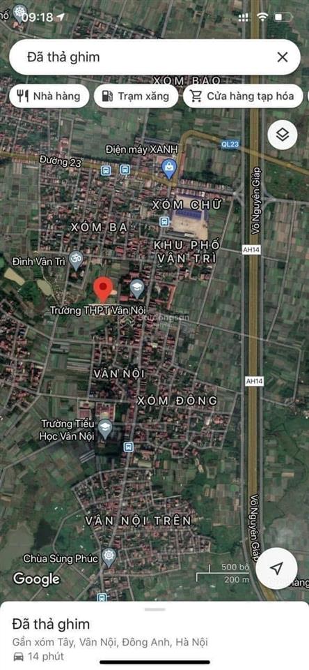 Bán 69m2 đấu giá đông tây, vân nội. đường 8m có vỉa hè