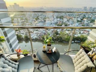 Cho thuê căn hộ 2pn dlusso tầng cao full nội thất giá 13tr view thoáng dt 53m2