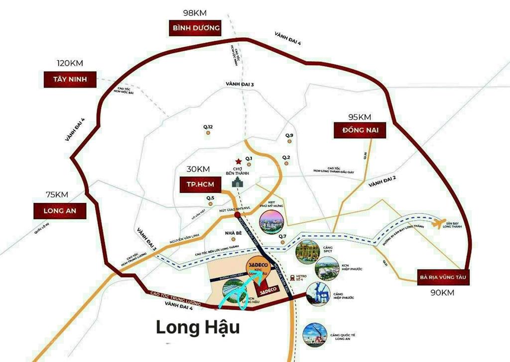 Bán gấp nhà phố liền kề dự án t&t millennia city long hậu 5 tỷ 150 triệu