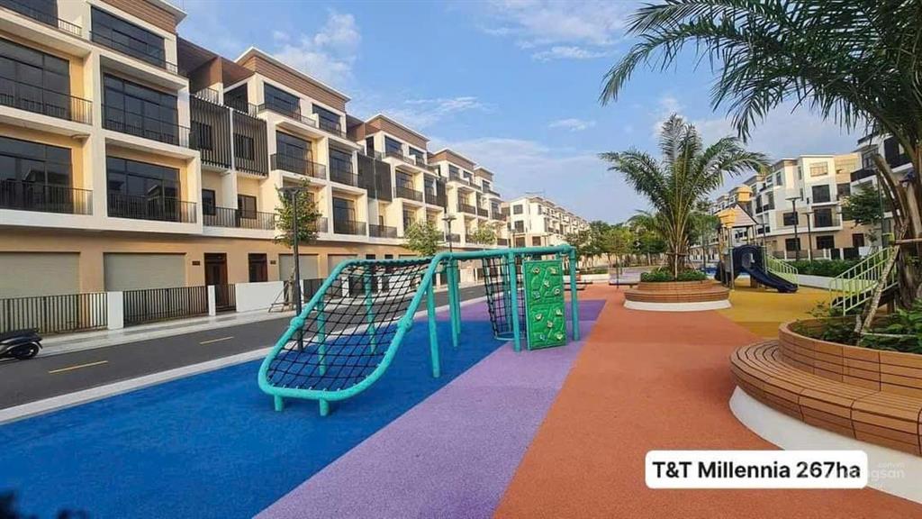 Bán gấp nhà phố liền kề dự án t&t millennia city long hậu 5 tỷ 150 triệu