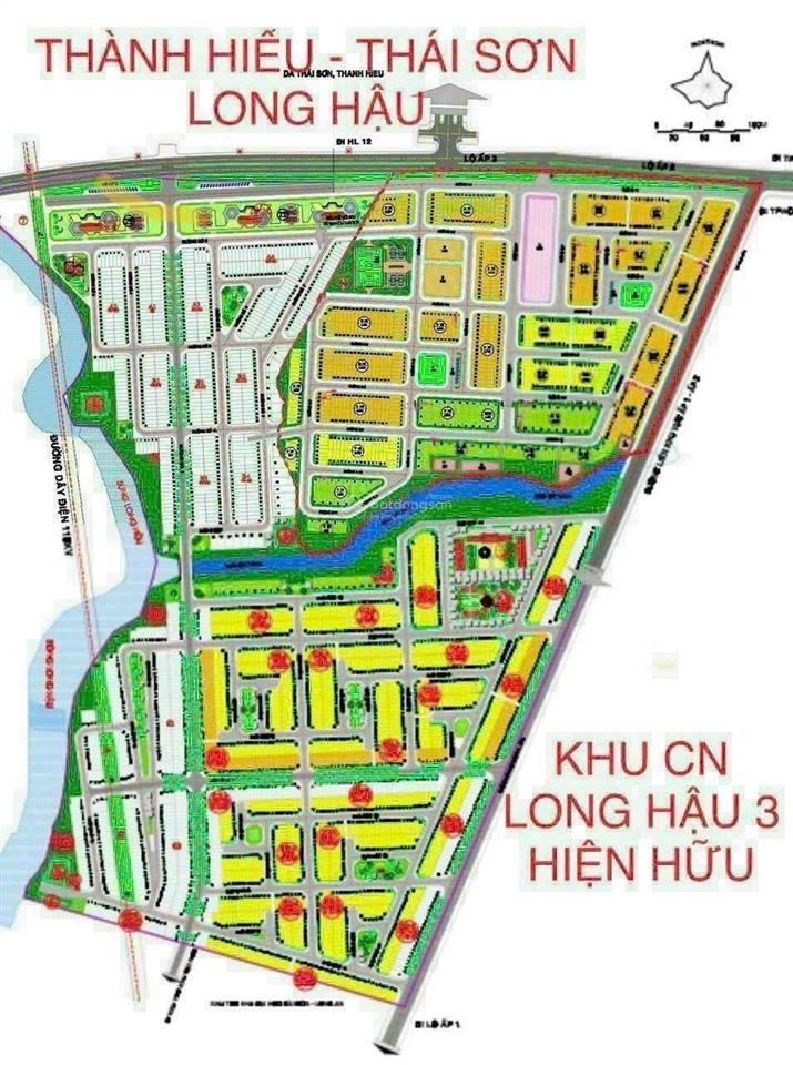 Bán nhanh nền đất giá tốt khu dân cư thái sơn t&t long hậu, chỉ 2 tỷ 039. sổ hồng