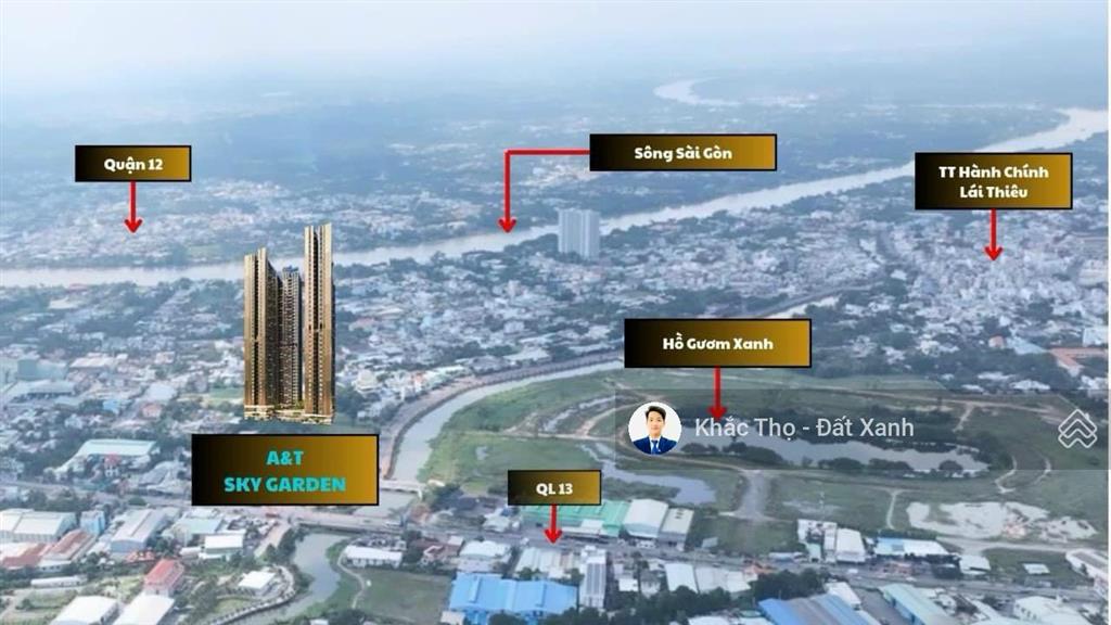 Bán căn hộ 3pn + 2wc giá 3 tỷ 010 tại a&t sky garden  0933 998 ***