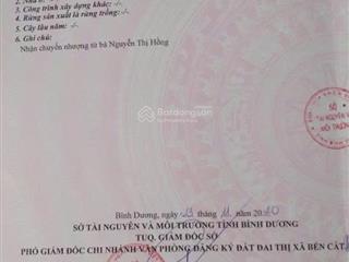 Bán đất khu dân cư an tây b, bến cát, bình dương, 5*20m