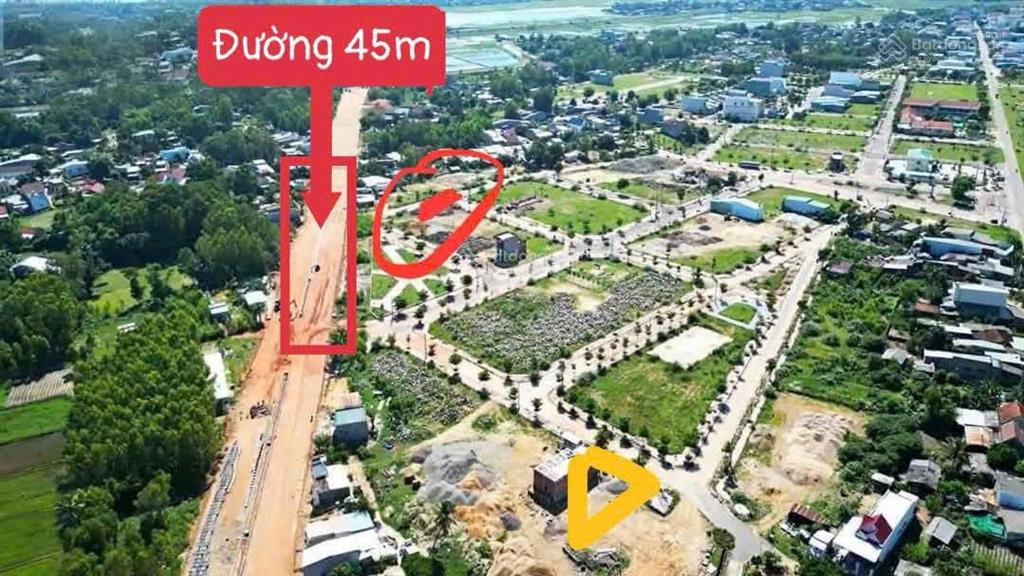 Chính chủ bán lô góc siêu phẩm 2 mặt tiền kế đường 45m trục chính ngãi an cát khánh