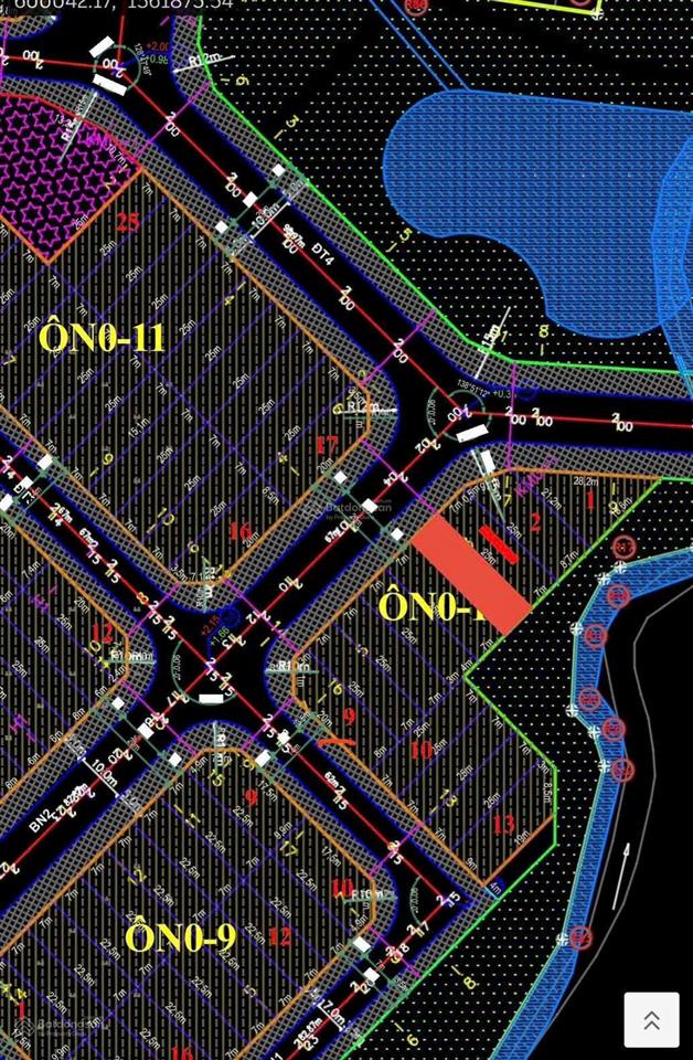 Bán lô đất đẹp ở ngãi an  cát khánh dt ngang 7x25m 175m2 đôi diện đầm đề gi