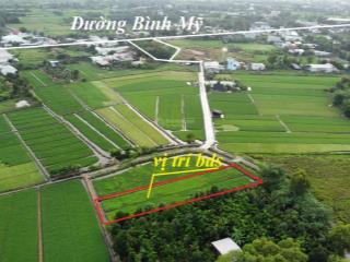 Đất bình mỹ củ chi 1222,1m2, có 300m2 thổ cư giá chỉ 7.5 tỷ còn thương lượng