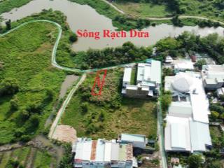 Lô đất nền mặt tiền kênh rạch dứa, gần chợ bình mỹ 140m2, khu dân cư hiện hữu, xây tự do