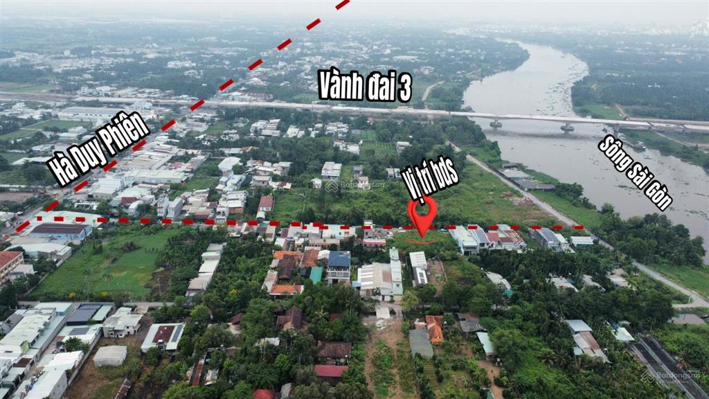 Đất nền gần cầu rạch tra, 1 sẹc hà duy phiên, xã bình mỹ củ chi, xây dựng tự do, hoàn công, giá tốt