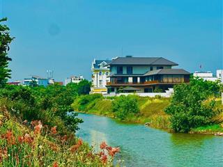 Đất biệt thự view kênh hiếm nhất hòa xuân chế viết tấn 250m2 hướng tây bắc giá đầu tư 17.5 tỷ tl