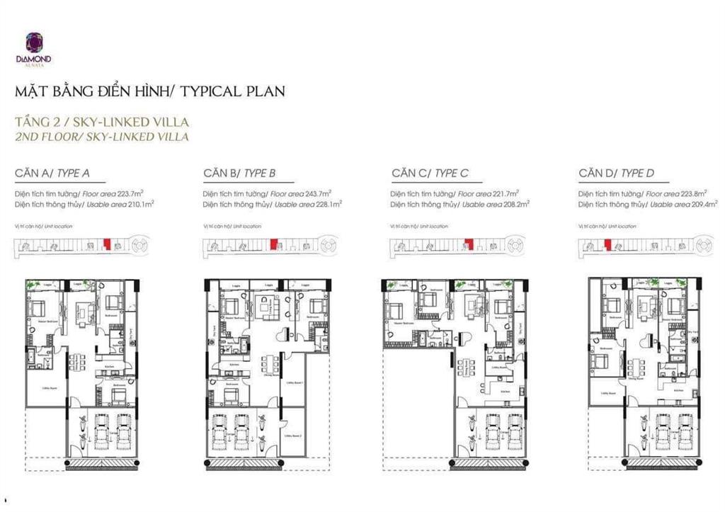 Khách cần bán lại căn góc skylinked villa 198m2 p2 plus tại celadon, full nội thất y hình, 16tỷ!