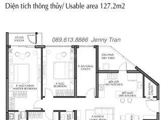 Hàng hiếm, căn hộ 2 view, 3pn + kho, dt 135m2, khu diamond brilliant, celadon city, full nội thất!