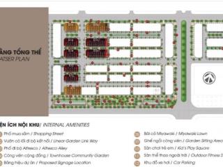 Mở bán shophouse, 2 mặt tiền artisan park, tại trung tâm thành phố mới, cđt cam kết thuê lại 6%/năm