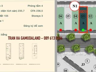 Bán nhà phố dãy n1  meadow bình chánhdt sàn 235m2. giá 10.4 tỷ full vat!  em 0896 138 ***