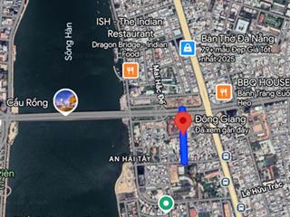 Bán lô đất 389m2 kiệt đường đông giang  sát cầu rồng  phường an hải tây, quận sơn trà, đà nẵng