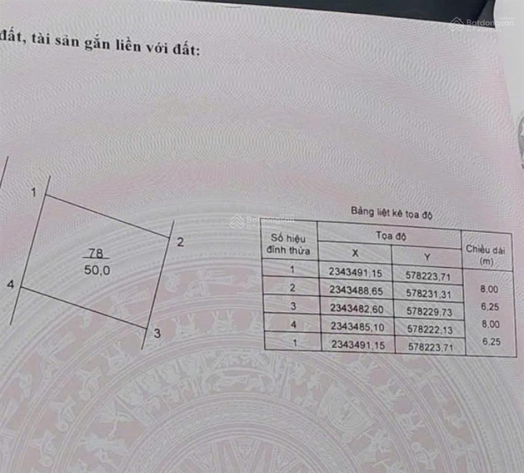 Chỉ 2.1 tỷ đã sở hữu lô đất 50m2, full thổ cư, đường ô tô tại tổ 9 quang minh
