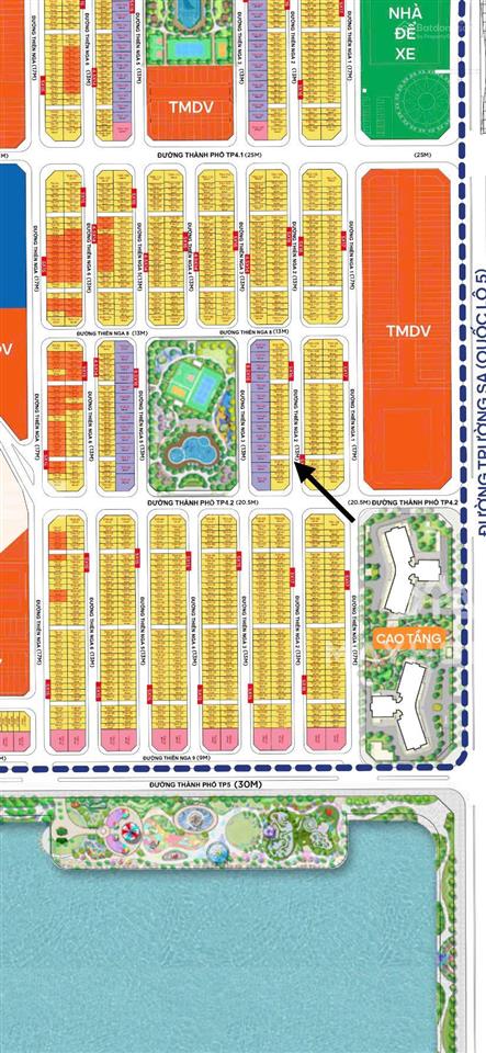 Cc bán căn tn275 xẻ khe dt 80m2 khu tinh hoa view hồ, vườn hoa hướng đb giá 24 tỷ 0968 870 ***