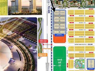 Bán căn góc shop đối diện triển lãm, chung cư dt 140m2 ba mặt tiền đường 30m giá 35 tỷ 0968 870 ***