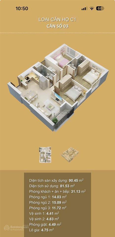 Qũy căn 3pn giá tốt tại pearl, từ 8,8  10 tỷ loại 3pn