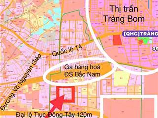 Bán đất định cư 108m2 ngang 5m đường nội bộ bình minh tại xã quảng tiến, trảng bom