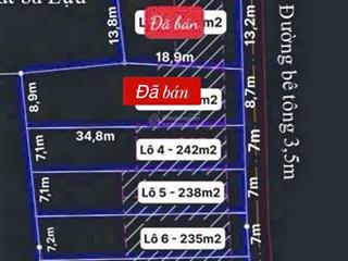 Đạ tẻh lâm đồng dt 230m2 gần full thổ cư ngang 6m mặt tiền bê tông kdc đông tiện ích mà chỉ 2xxtr