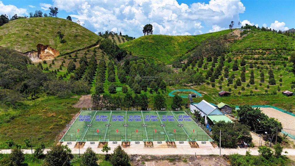 Đạ tẻh  lâm đồng dt 200m2 sẵn 100m2 thổ cư đường bê tông thông cách dt721 500m2 chỉ 2xx tr