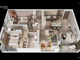 Căn 3pn2pn góc đẹp nhất masteri lakeside view hồ "ôm" nhà 60ha tụ tài,khai vận