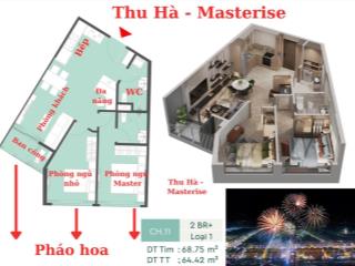 Chỉ 60tr/m2  em hà đảm bảo  đây là căn 2pn + rẻ nhất lumiere spring bay  view pháo hoa cực đỉnh