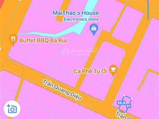 Mặt tiền trần quang diệu full thổ cư cách phạm hùng 100m