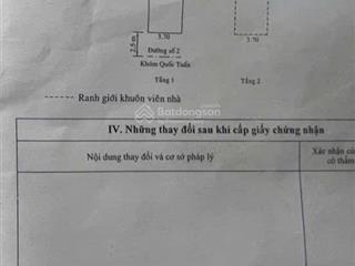 Bán nhà 2 tầng hẻm 5m khóm quốc tuấn nha trang giá đầu tư