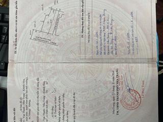 Bán căn góc mặt tiền đường 2/4 phường vạn thạnh nha trang ngang 8m