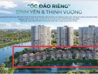 24 nhà phố ven kênh, ốc đảo riêng bình yên và thịnh vượng, 6x21m gía cđt 0934 665 ***