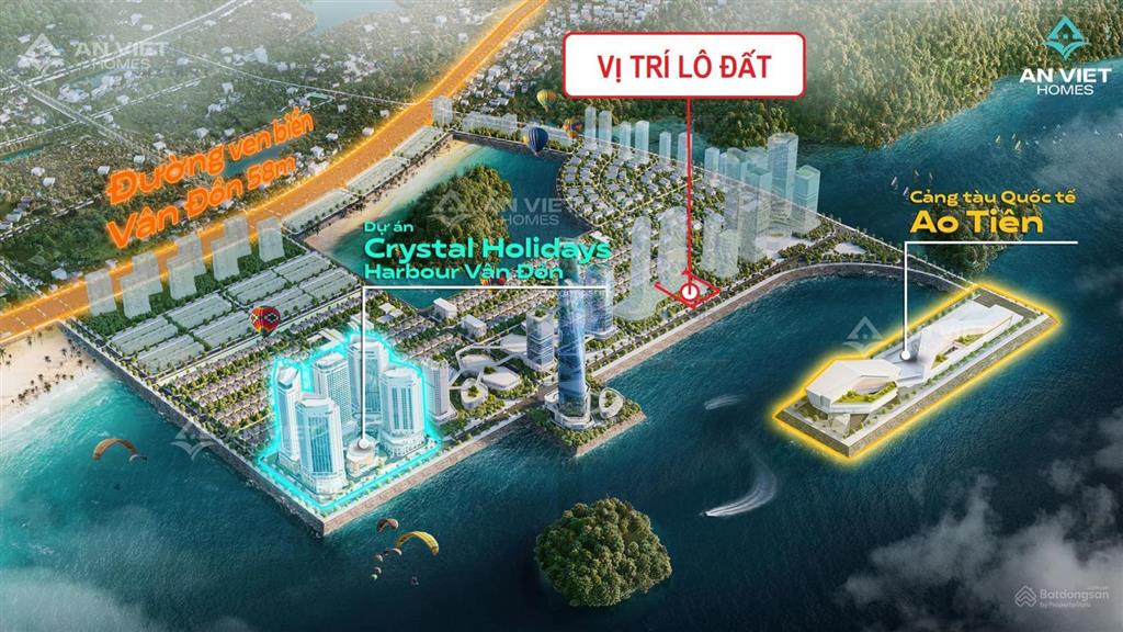 Lô góc đất tái định cư hạ long, dt 162m2, cạnh cảng quốc tế ao tiên, giá 34 triệu/m2