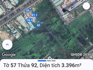 Mặt tiền đường 2/9, phường 11, tp vũng tàu  diện tích 35x96=3348m2, gồm một mặt tiền đường 2/9