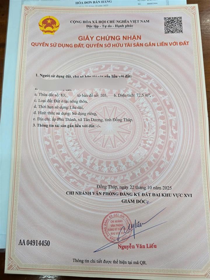 Chủ gởi bán nhanh nhà mới xây dựng dt 72,5m2 sa đéc, đồng tháp  0903 969 *** bảo ngọc