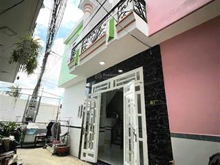 Nhà ngang 8m dtsd 64m2 trệt 1 lầu 2pn 2wc, video thực tế, ngay chợ shr, nhà còn mới kdc yên tĩnh