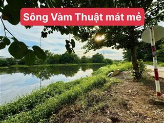 Bán đất 4m x 25m mặt tiền sông vàm thuật ngay chung cư picity, sát bên quận gò vấp