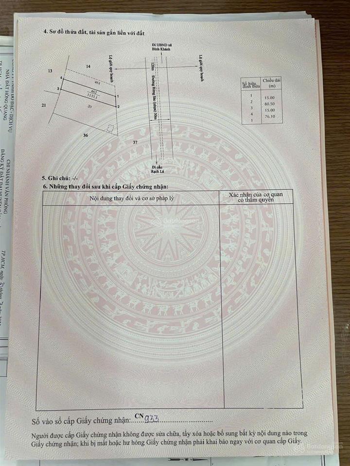 Gia đình cần bán 2.200m2 đất mặt tiền đường rừng sác, cần giờ
