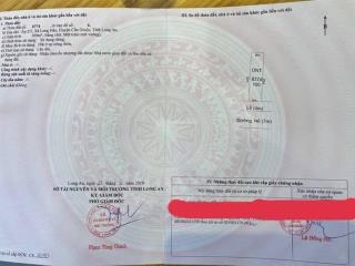 Bán một nền 100m2 phân lô tốt nhất nhì kdc thành hiếu long hậu trên đường n6 rộng 15m giá 2,38tỷ