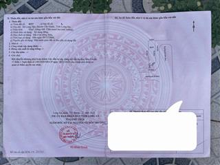 Bán lô góc 2 mặt thông thoáng dt 92m2 (ngang 5 dài 20) trên đường số 32 và số 32a giá 2 tỏi 650 tr