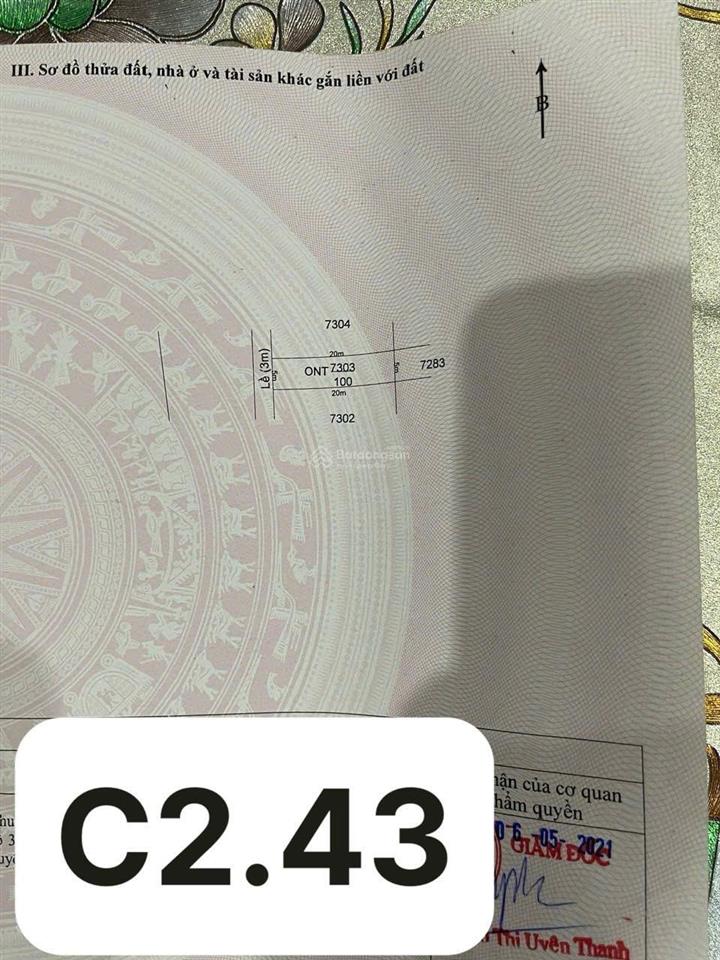 Bán đất nền dt 100m2(5x20) đường số 17 đường rộng thênh thang giá 2 tỷ 200 kdc thái sơn long hậu