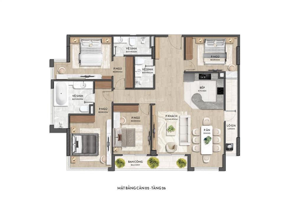 Cần bán căn hộ 4n 160m2 chỉ 16tỷ, chỉ đóng 20% và có htls 0% đến khi nhận nhà