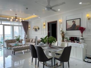 Himlam q7. 111m phòng khách sáng, có ban công rộng, đầy đủ nội thất giá thuê 19tr/th