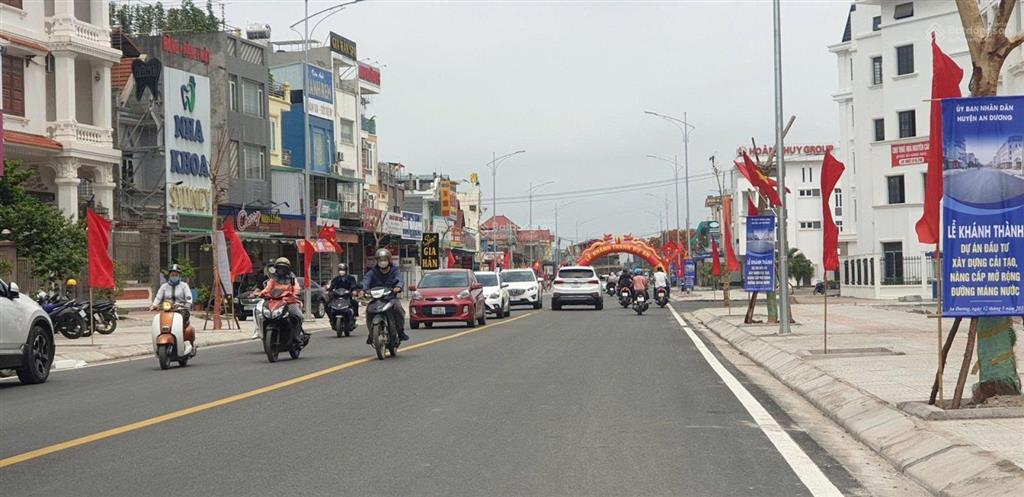 Bán đất tặng nhà mặt đường máng nước gần cổng chính hoàng huy an đồng, an dương, hải phòng