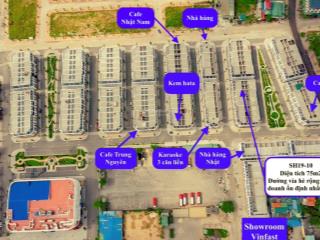 Shophouse 75m2 đường vỉa hè rộng giá 3.x tỷ hướng chính đông, kinh doanh sầm uất