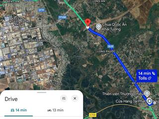 Bán đất gần vòng xoay cao tốc bến lức long thành  quốc lộ 51, huyện long thành, đồng nai