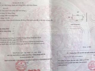 Chính chủ bán đất góc 2mt 6.5x21m tp. đồng xoài, bình phước