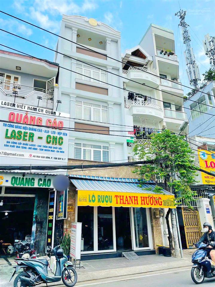 Thơm  5x19m, 5 tầng mới đẹp mặt tiền kd mai văn vĩnh q7 giá 23 tỷ
