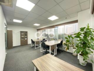 Văn phòng cho thuê setup sẵn nội thất tại hoàng đạo thúy  lê văn lương  trung hòa cho 415 người