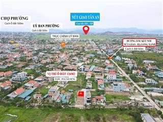Bạn tin không? đầu tư chưa đến 1.1 tỷ có ngay ô đất 126m2 giáp vin hạ long xanh  quảng yên