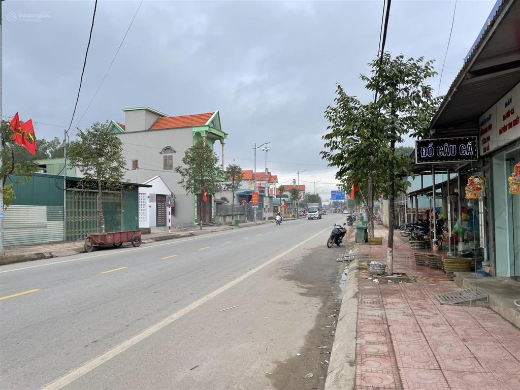 Bán ô đất mặt đường chính tân an  quảng yên, đường đi vào dự án vin hạ long xanh